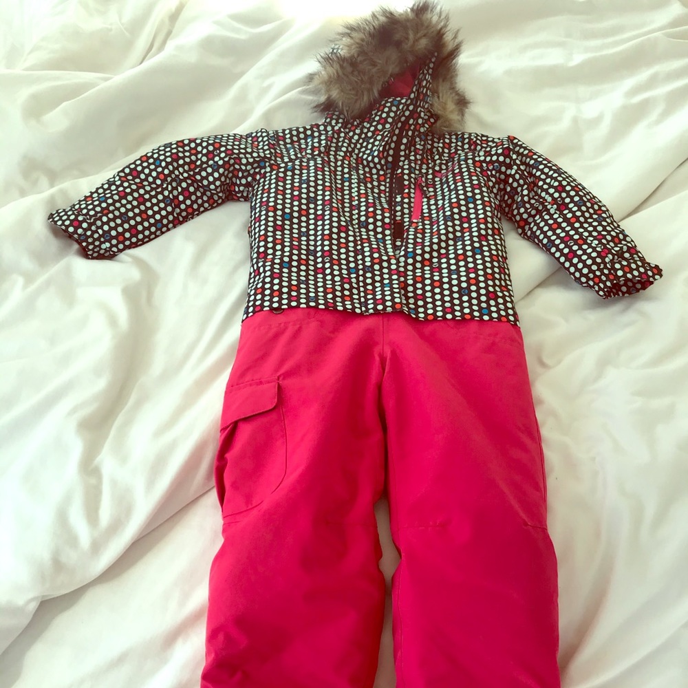 Roxy one-piece snowboard snowsuit size big kid 4-5